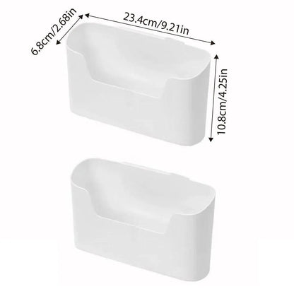 2PCS Wall Mounted Storage Rack Kitchen Bathroom Cabinet Door Sundries Holder - Mekamart Australia