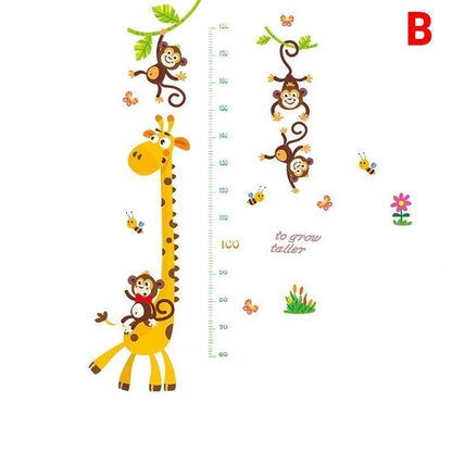 Removable Wall Height Chart Sticker Growth Measurement Ruler Decal for Wall Decor - A - Mekamart Australia