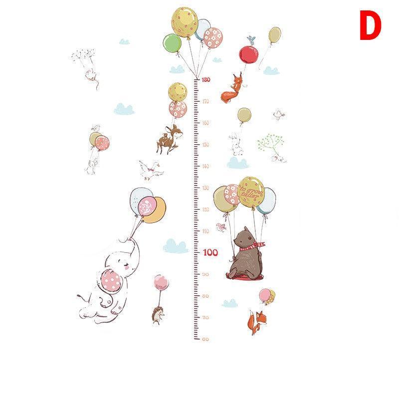 Removable Wall Height Chart Sticker Growth Measurement Ruler Decal for Wall Decor - A - Mekamart Australia