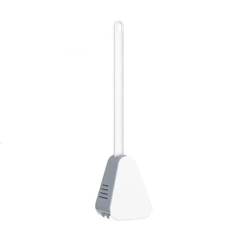 Golf Toilet Brush Long-Handled Toilet Brush Wall-Mounted Silicone Toilet Brush - Black - Mekamart Australia