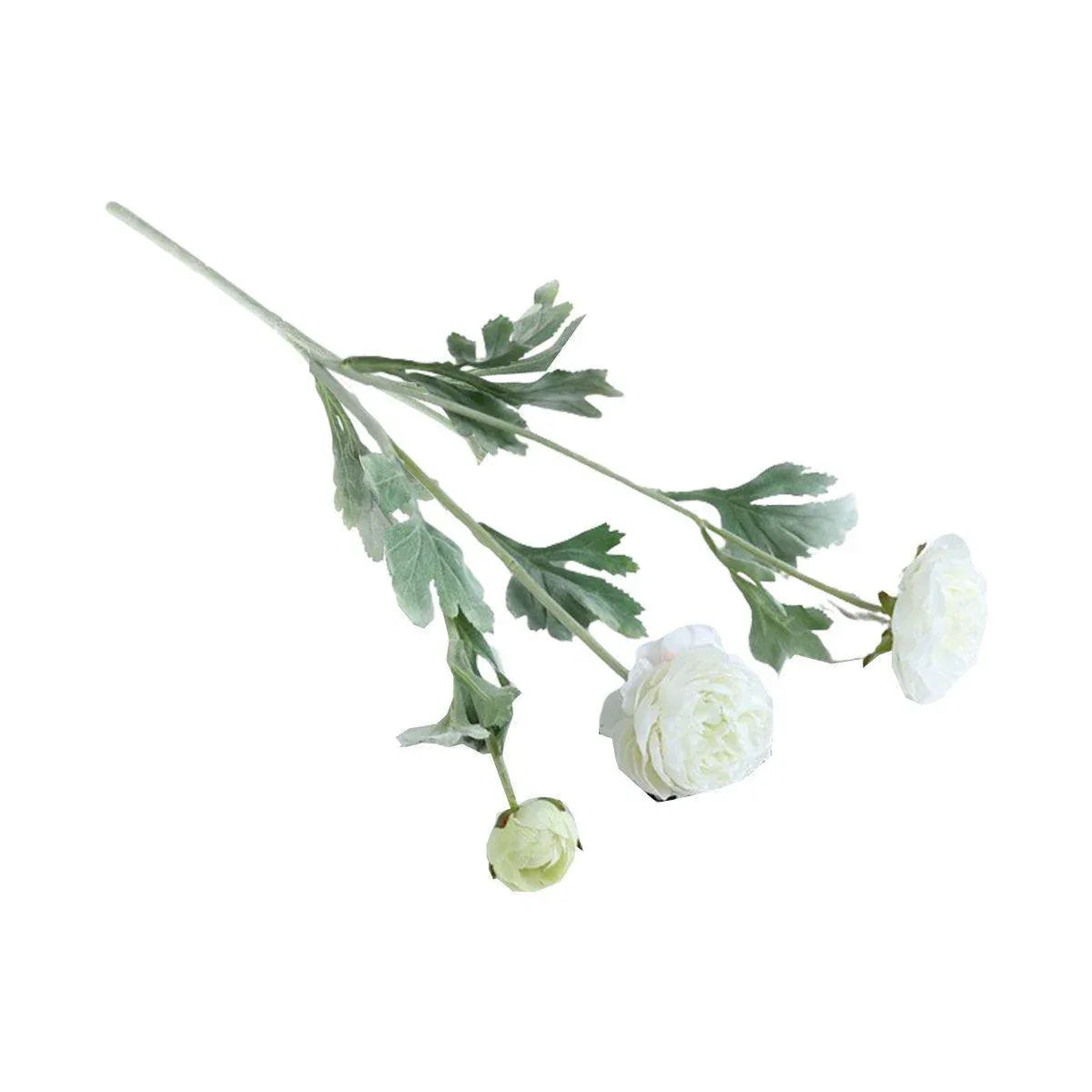 5pcs Artificial Peony Silk Flowers Bouquet Decor Faux Floral Arrangements - Champagne - Mekamart Australia