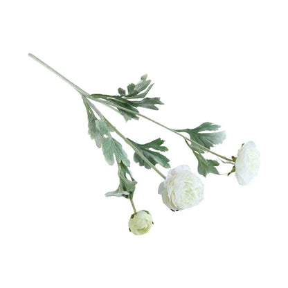 5pcs Artificial Peony Silk Flowers Bouquet Decor Faux Floral Arrangements - Purple Red - Mekamart Australia