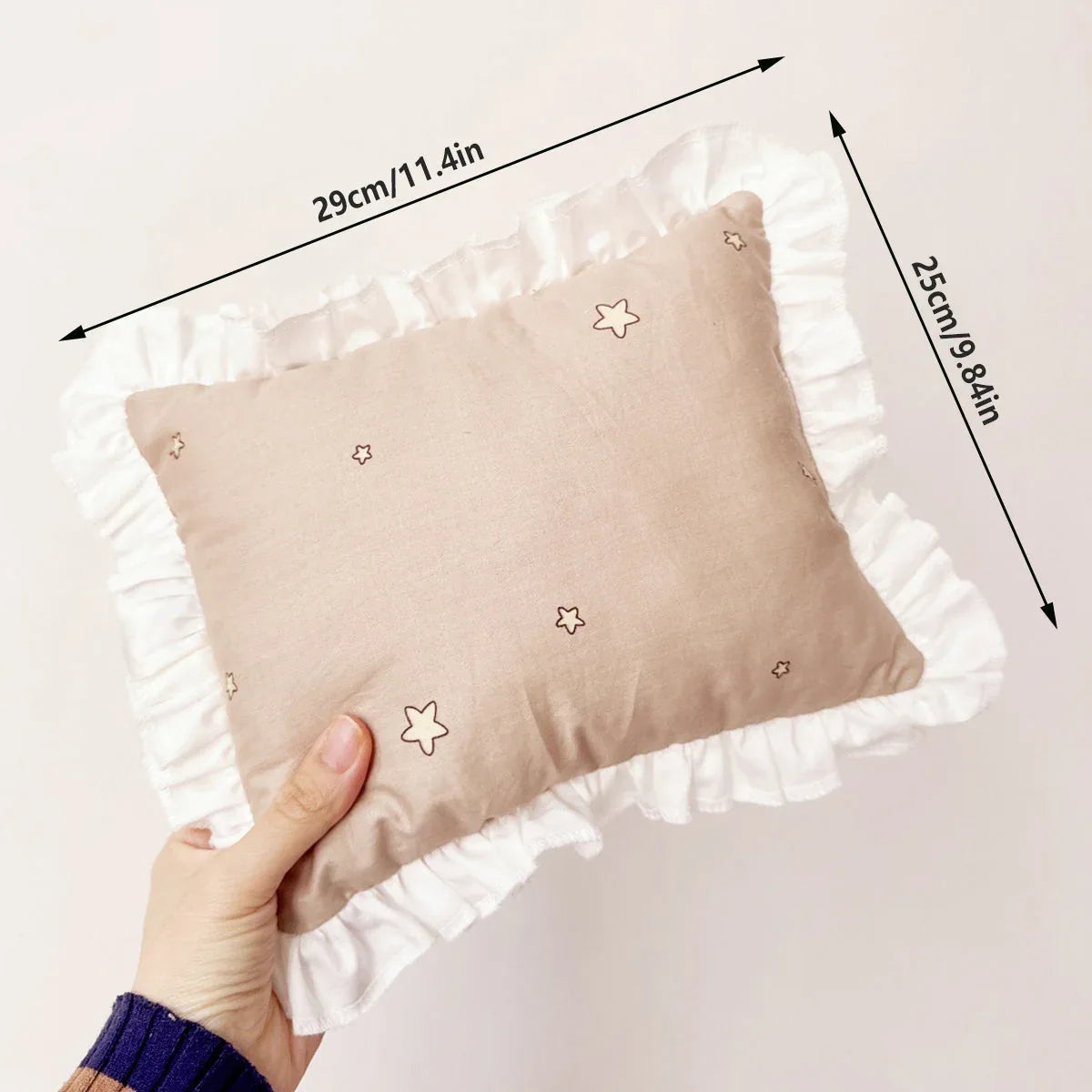 Lace Cat Pillow Soft Pet Cushion for Sleeping Comfortable Kitty Bed Cushion - White Strawberry - Mekamart Australia