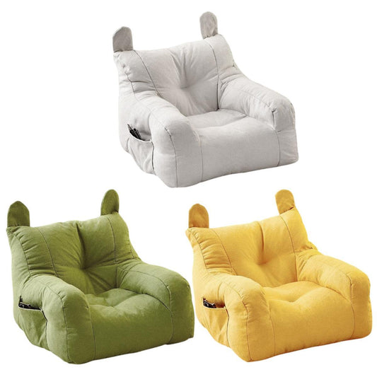 Small Sofa Chair Couch for Living Room Family Pet Furniture Comfortable Seat - Yellow - Mekamart Australia