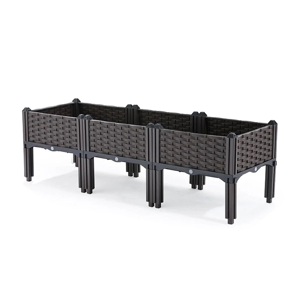 Outdoor Rectangular Balcony Vegetable Planter Box Garden Flower Planting - Mekamart Australia