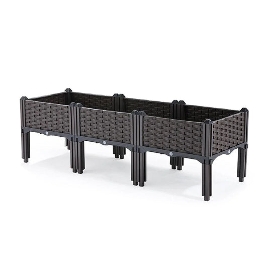 Outdoor Rectangular Balcony Vegetable Planter Box Garden Flower Planting - Mekamart Australia