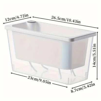 Balcony Vegetable Pot Planter Lazy Self Priming Flower Pot for Indoor Gardening - Pink - Mekamart Australia