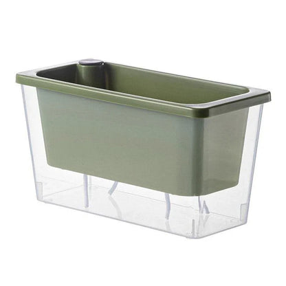 Balcony Vegetable Pot Planter Lazy Self Priming Flower Pot for Indoor Gardening - Pink - Mekamart Australia