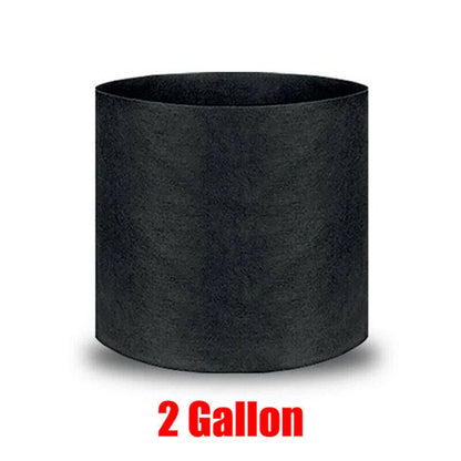 10 Pack Breathable Fabric Plant Grow Pots 2 to 20 Gallon Sizes - 10 Gallon-10PCS - Mekamart Australia
