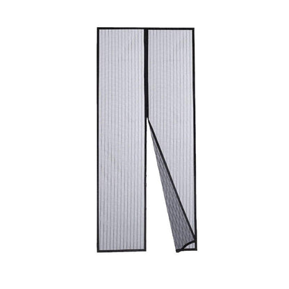 Striped Screen Door Curtain Mesh with Auto Close for Insect Protection and Ventilation - 80*210cm - Mekamart Australia