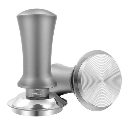 Adjustable Coffee Tamper with Scale Constant Pressure Espresso Powder Press Tool - Black-58mm - Mekamart Australia