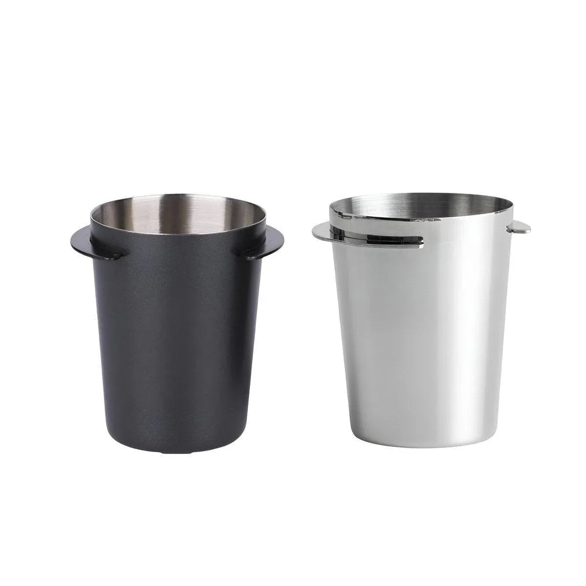 58mm Stainless Steel Coffee Catchers Coffee Maker Handle Accessories Durable Use - Black - Mekamart Australia