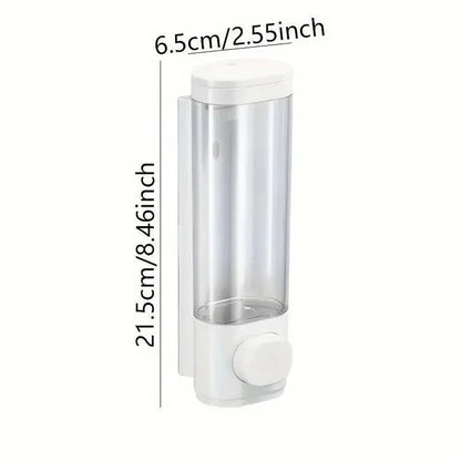Wall Mounted Soap Dispenser Manual Press Shower Gel Bottle for Hand Sanitizer - Mekamart Australia