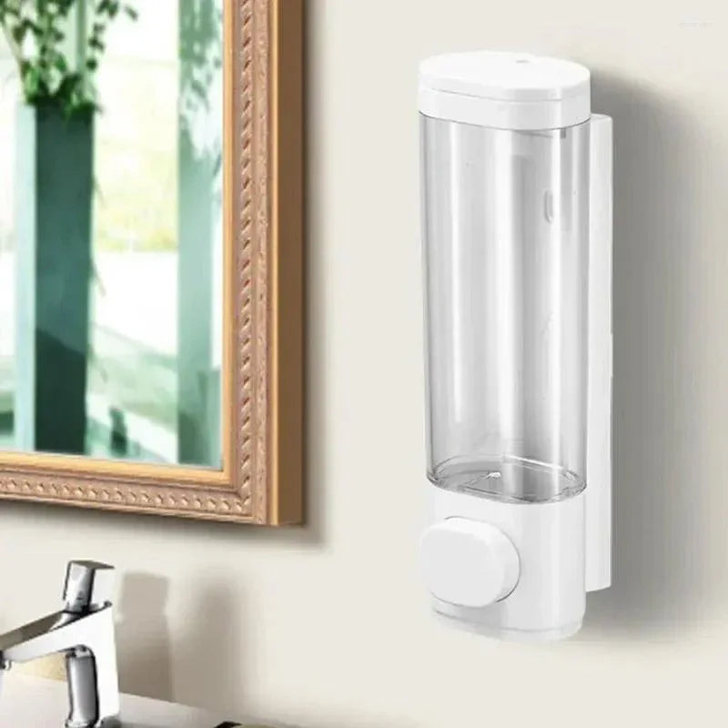 Wall Mounted Soap Dispenser Manual Press Shower Gel Bottle for Hand Sanitizer - Mekamart Australia