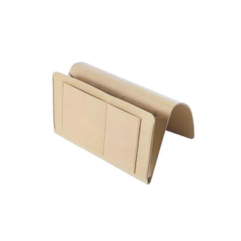 Bedside Storage Caddy Hanging Organizer Pocket Bag for Phone Remote Book - Black - Mekamart Australia