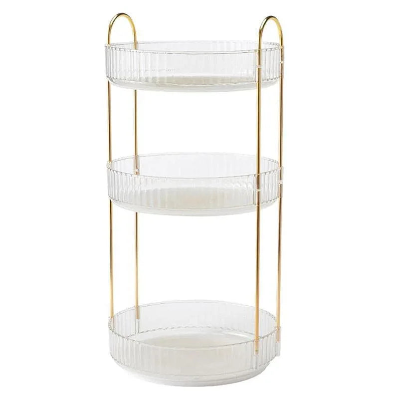 Rotating Cosmetic Organiser Home Storage Shelf Box for Makeup and Beauty Product - Green - Mekamart Australia