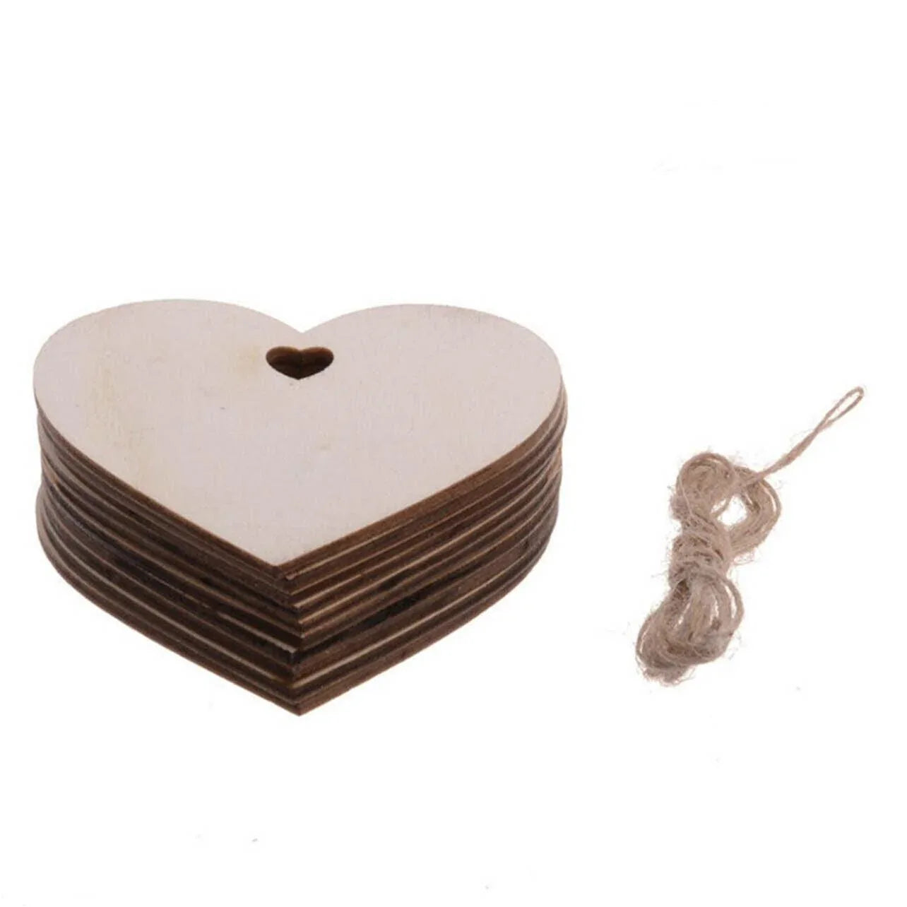 Wooden Christmas Hanging Ornament for Tree DIY Craft Decoration 10pcs - Bell - Mekamart Australia