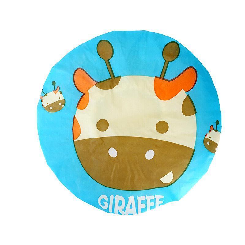 Reusable Women Girls Hair Wrap Waterproof Shower Bath Shower Cap Hat - Monkey - Mekamart Australia
