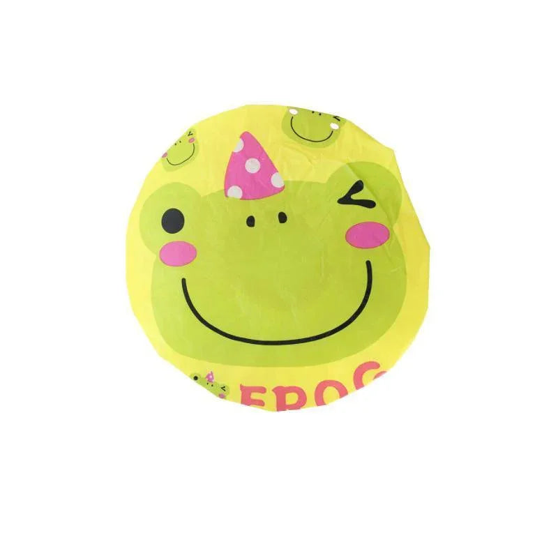 Reusable Women Girls Hair Wrap Waterproof Shower Bath Shower Cap Hat - Panda - Mekamart Australia