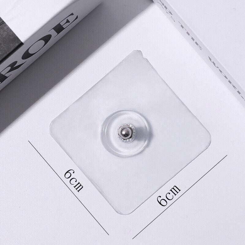 10X Punch-Free Adhesive Wall Hanging Hooks - 14mm - Mekamart Australia