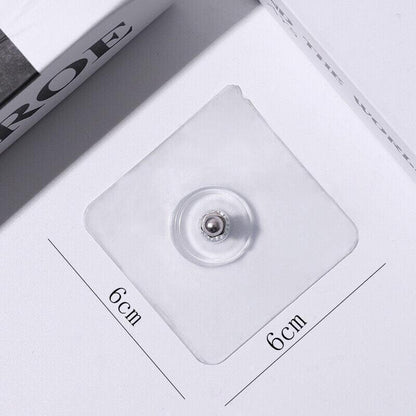 10X Punch-Free Adhesive Wall Hanging Hooks - 14mm - Mekamart Australia
