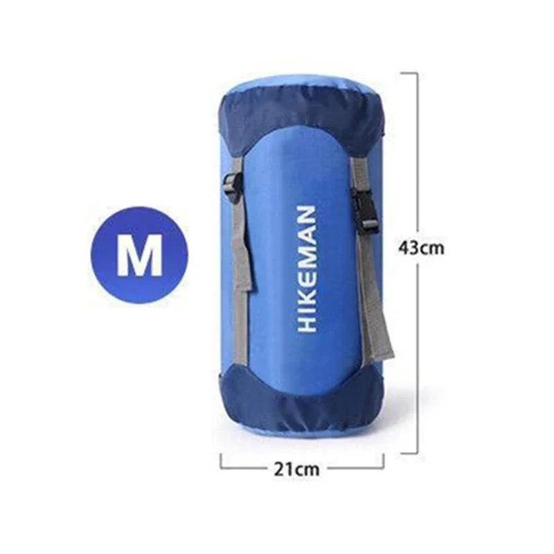 M Size Waterproof Compression Stuff Sack Outdoor Camping Storage Bag Sleeping Bag Cover - Blue - Mekamart Australia