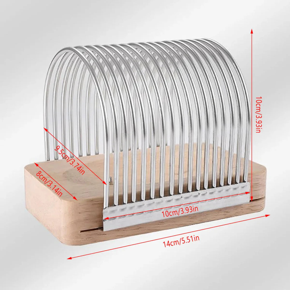 Multifunction Kitchen Bread Toast Slicer Potato Cheese Baking Cutter Divider - Mekamart Australia