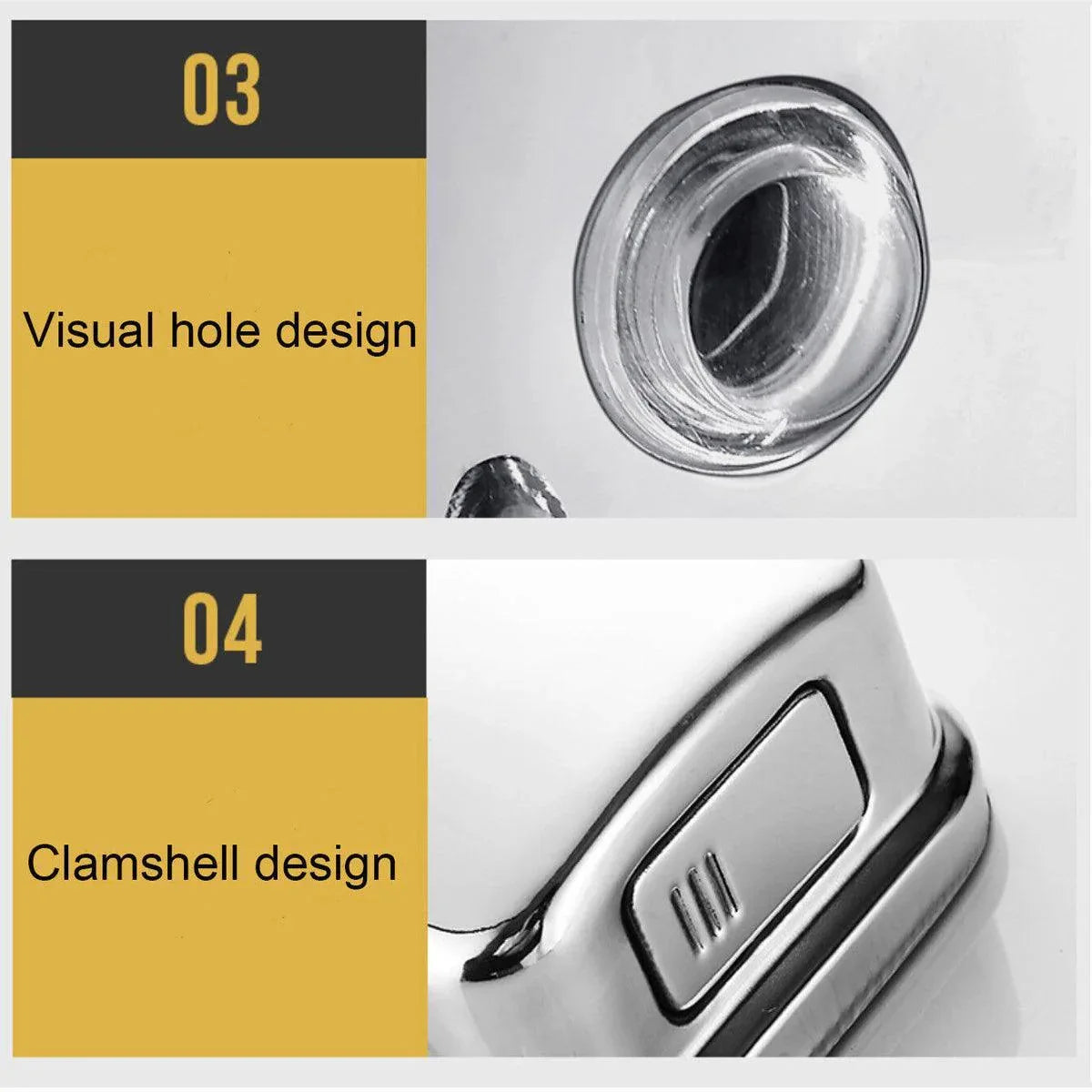 Stainless Steel Wall Mounted Soap Dispenser Hotel Bathroom Sanitizer Bottle - 800ML - Mekamart Australia