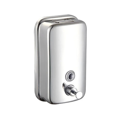 Stainless Steel Wall Mounted Soap Dispenser Hotel Bathroom Sanitizer Bottle - 800ML - Mekamart Australia