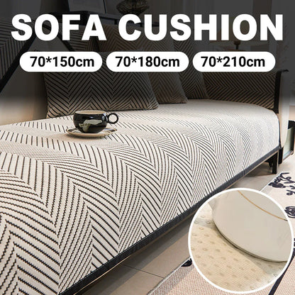 Sofa Cushion Cover Modern Non Slip Couch Protector Furniture Seat Slipcover Pad - 70x150cm - Mekamart Australia
