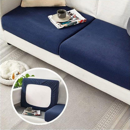 Stretch Sofa Slipcover 4 Seasons Universal Couch Protector Elastic Fabric Cover - Single-Dark-Grey - Mekamart Australia