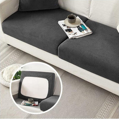 Stretch Sofa Slipcover 4 Seasons Universal Couch Protector Elastic Fabric Cover - Single-Dark-Grey - Mekamart Australia