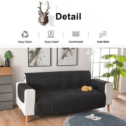 130X195cm Seater Pet Sofa Protector Cover Quilted Couch Covers Lounge Slipcover - Blue - Mekamart Australia