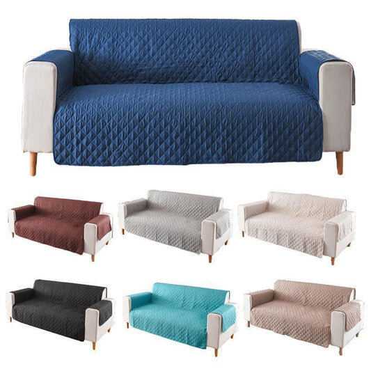 190x195cm Seater Pet Sofa Protector Cover Quilted Couch Covers Lounge Slipcover - Coffee - Mekamart Australia