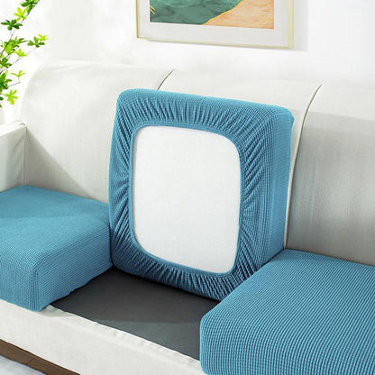 Stretch Sofa Slipcover 4 Seasons Universal Couch Protector Elastic Fabric Cover - Double-Light-Grey - Mekamart Australia