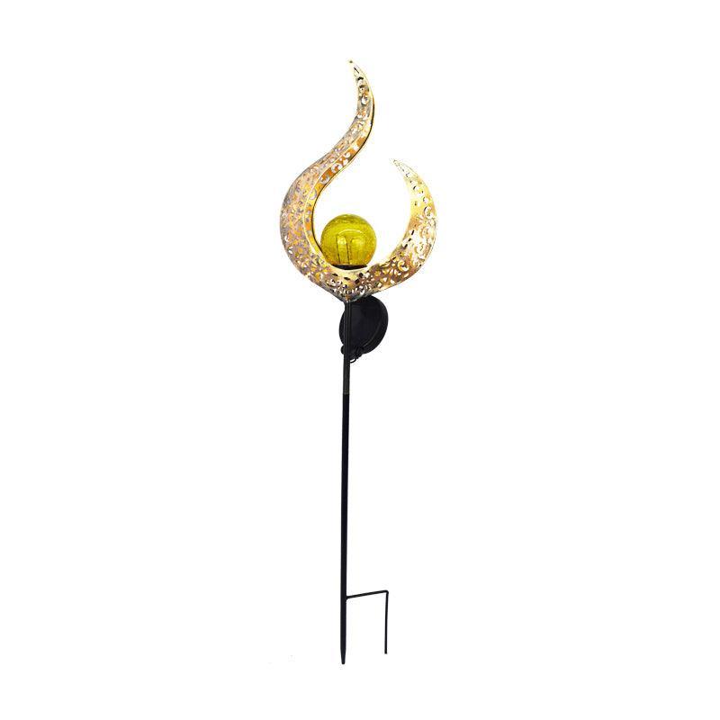 Solar Lights LED Garden Decor Outdoor Path Lights Lawn Light Lantern Lamp - 1X Moon - Mekamart Australia