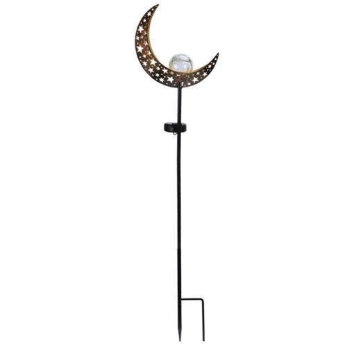 Solar Lights LED Garden Decor Outdoor Path Lights Lawn Light Lantern Lamp - 1X Moon - Mekamart Australia
