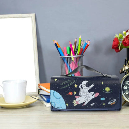 Functional Pencil Case Stationery Bag Pen Holder Storage Organizer for School - 02 - Mekamart Australia