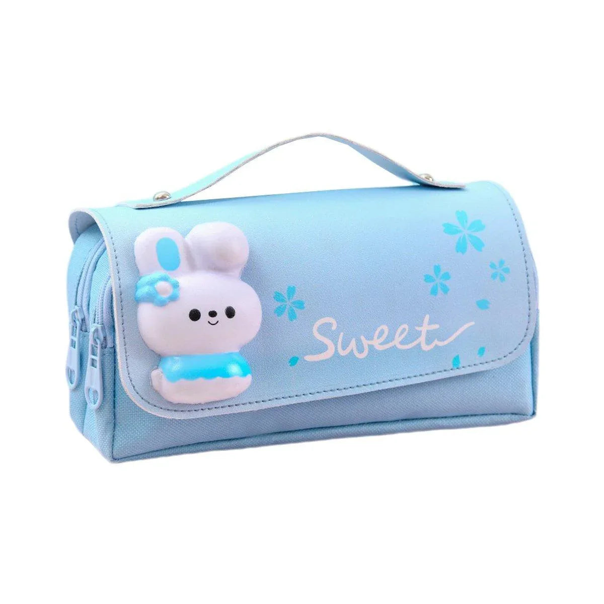 Functional Pencil Case Stationery Bag Pen Holder Storage Organizer for School - 02 - Mekamart Australia