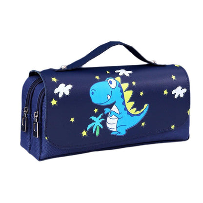 Functional Pencil Case Stationery Bag Pen Holder Storage Organizer for School - 02 - Mekamart Australia