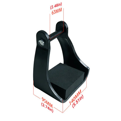 2pcs Plastic Stirrups Adjustable Horse Riding Equestrian Training Stable Riding - Mekamart Australia