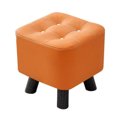 Small Stool Household Sofa Stool Shoes Changing Low Seat for Bedroom and Living - Green - Mekamart Australia