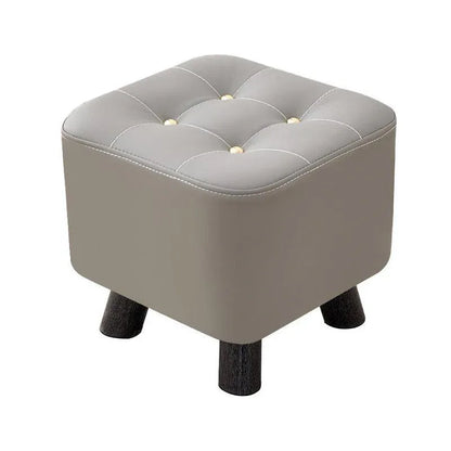 Small Stool Household Sofa Stool Shoes Changing Low Seat for Bedroom and Living - Green - Mekamart Australia