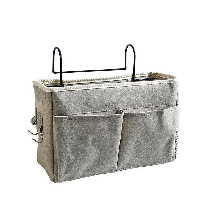 Hanging Bedside Storage Caddy with Pockets for Bunk Bed Dorm Couch Organizing - Green - Mekamart Australia