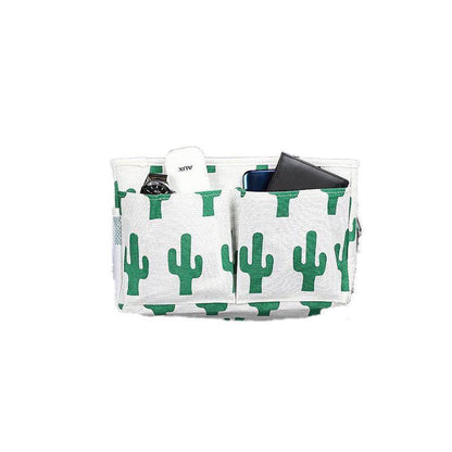 Hanging Bedside Storage Caddy with Pockets for Bunk Bed Dorm Couch Organizing - Green - Mekamart Australia
