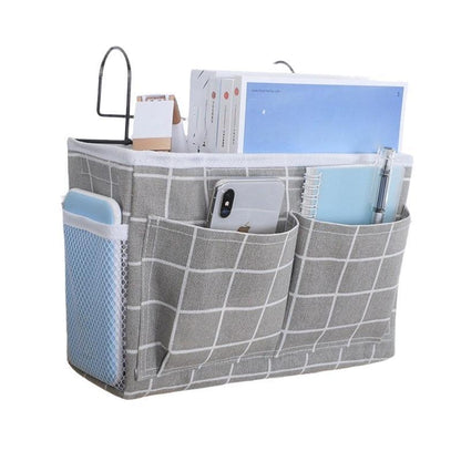 Hanging Bedside Storage Caddy with Pockets for Bunk Bed Dorm Couch Organizing - Green - Mekamart Australia