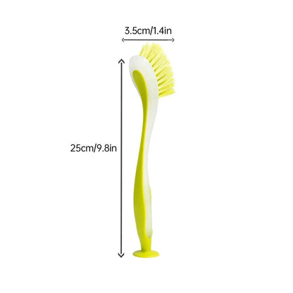 Multi Functional Long Handle Cleaning Brush Vertical Suction Kitchen Brush - Blue - Mekamart Australia