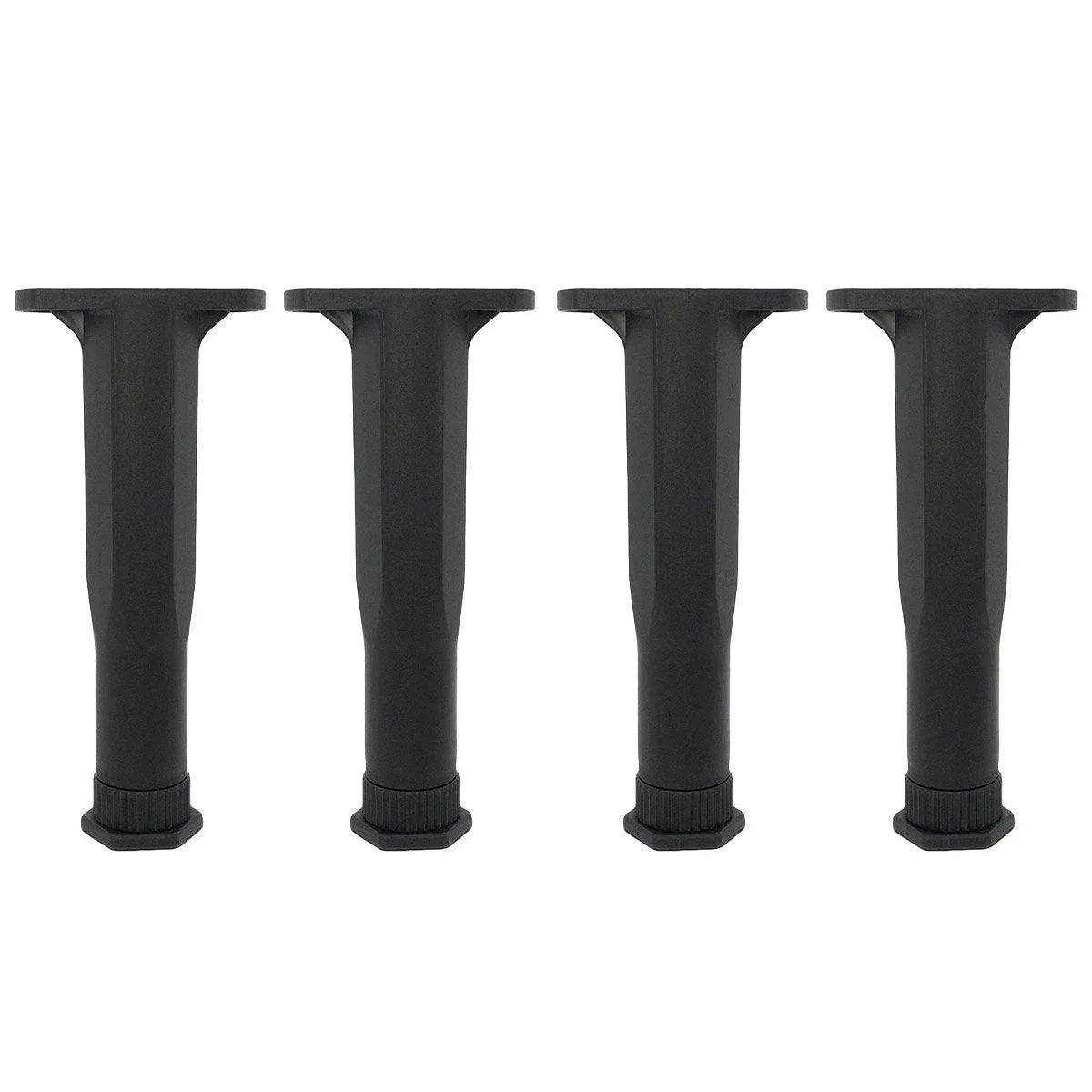 4pcs Adjustable Bed Frame Feet Ribbed Furniture Support Legs Sturdy Foundation - Mekamart Australia