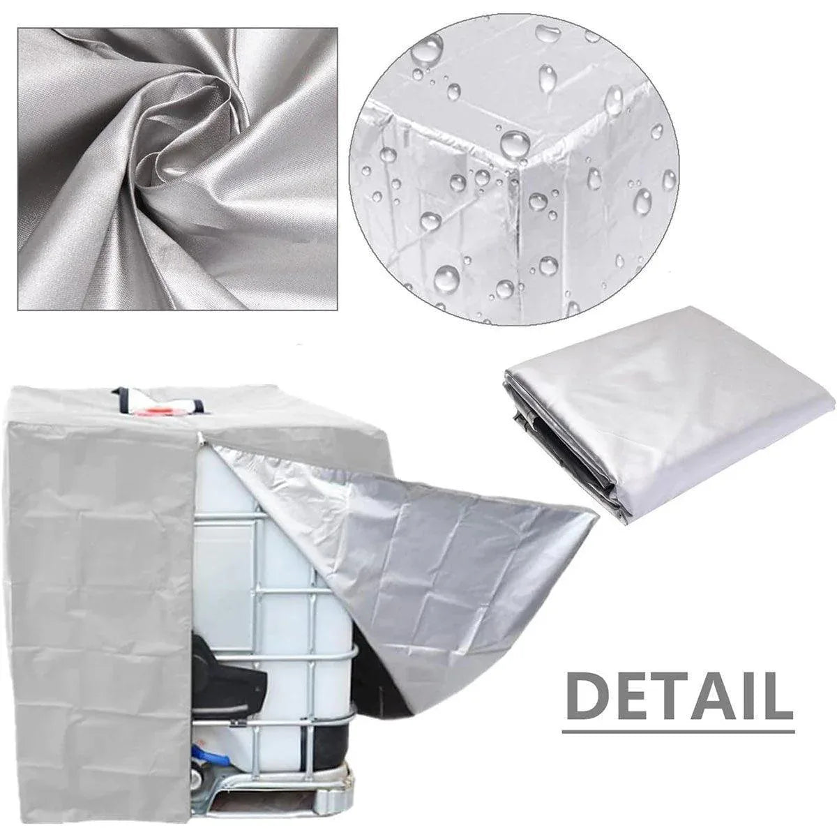 Oxford Cloth Water Tank Cover Dustproof Bucket Protector Heavy Duty Shield Cover - Mekamart Australia