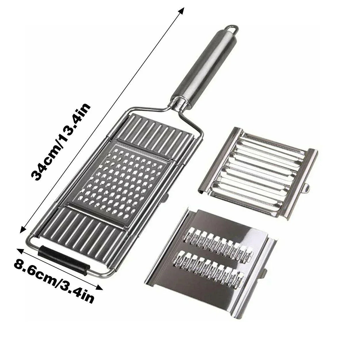 Multi-Purpose Vegetable Slicer Peeler Stainless Steel Grater Shredder Cutter - Mekamart Australia